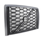 GRILLE WITH BUG SCREEN FOR 2018-2024 VOLVO VNL - SILVER