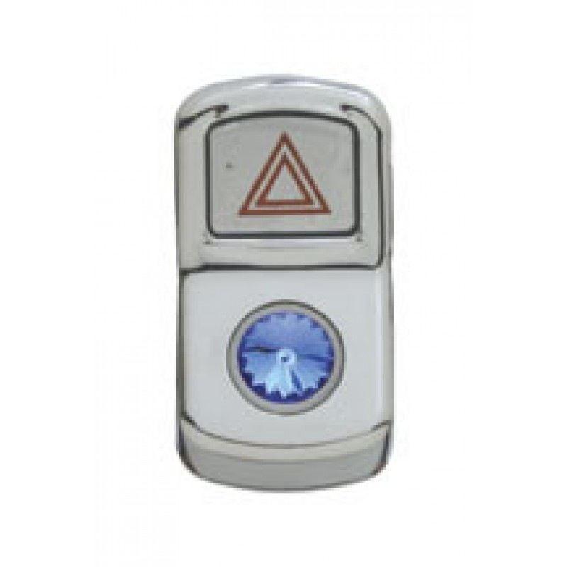 Hazard Rocker Switch Cover - Blue Diamond Cab Interior