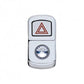 "Hazard" Rocker Switch Cover - Clear Diamond