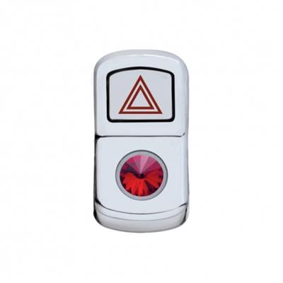 "Hazard" Rocker Switch Cover - Red Diamond