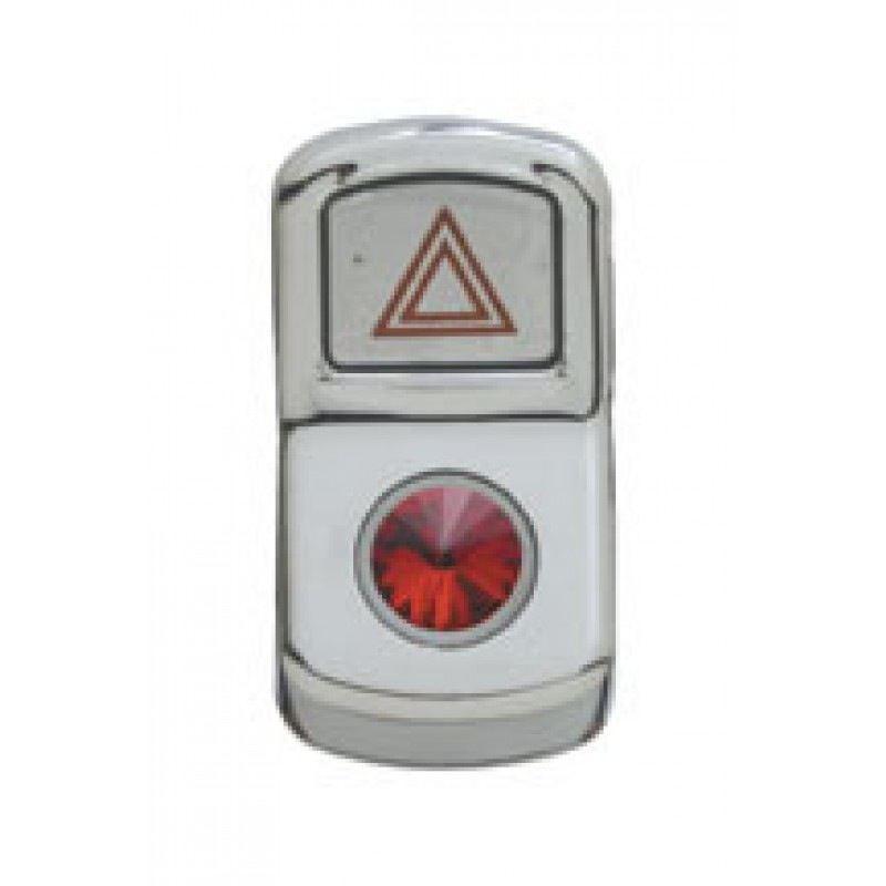 Hazard Rocker Switch Cover - Red Diamond Cab Interior