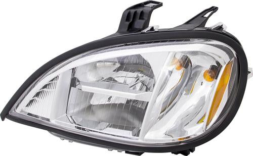 Headlight Fits Freightliner Columbia Chrome Housing Led High/Low Beam