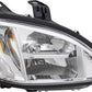 Headlight Fits Freightliner Columbia Chrome Housing Led High/Low Beam