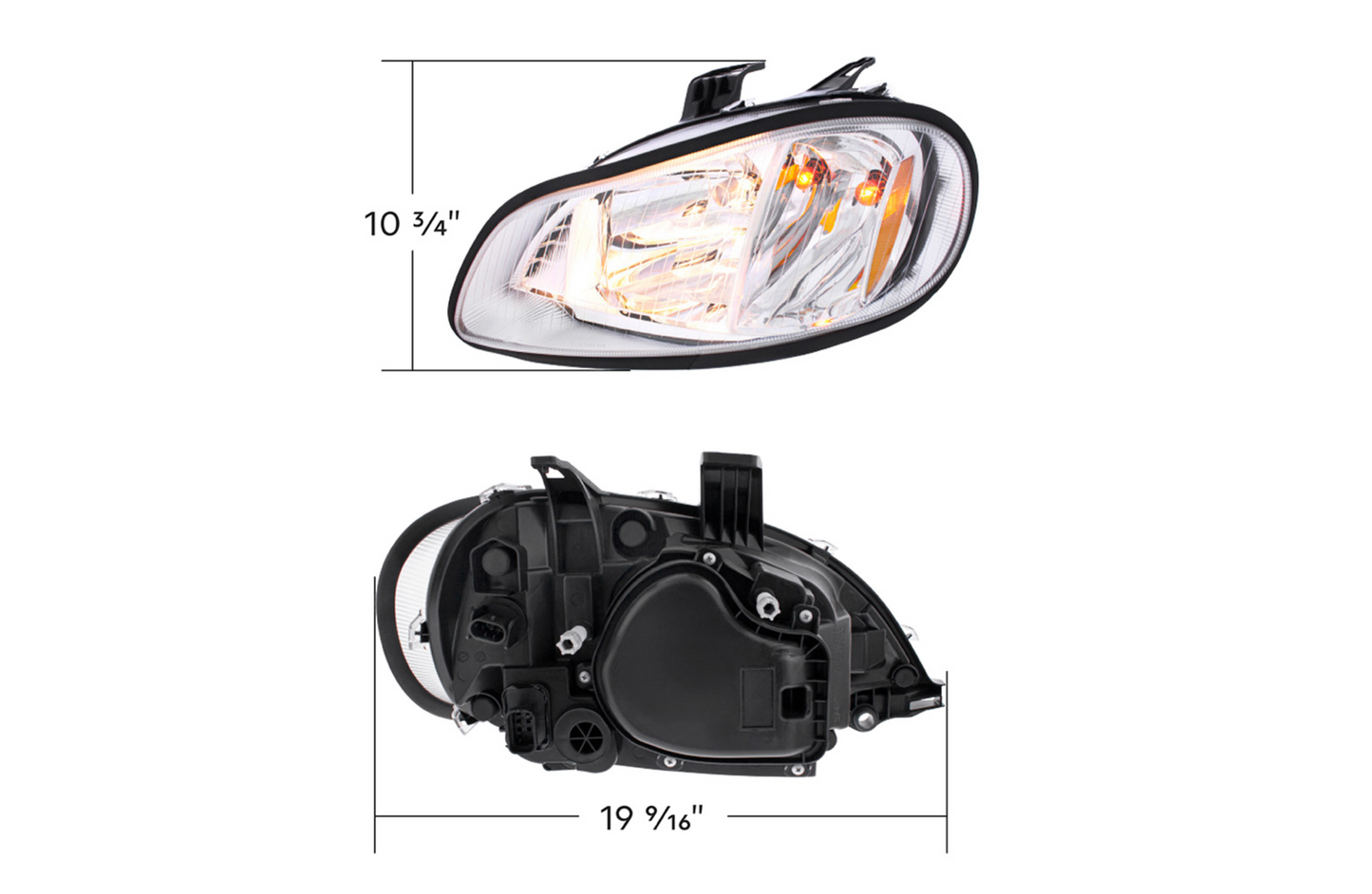 HEADLIGHT FOR 2002-2024 FREIGHTLINER M2 - DRIVER