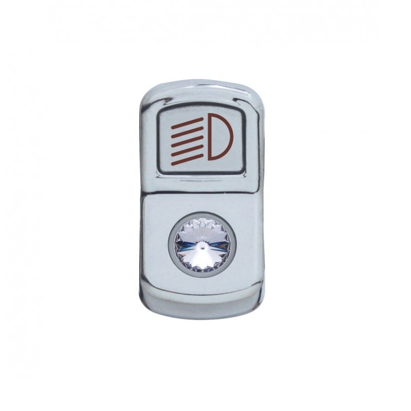 Headlight Rocker Switch Cover - Clear Diamond Cab Interior