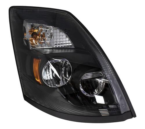 Headlight Volvo VN / VNL 03+ All LED Lights Black Reflector