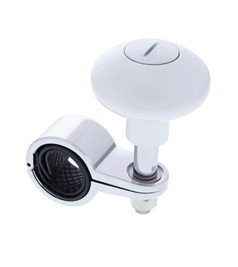 Heavy Duty Steering Wheel Spinner - Pearl White