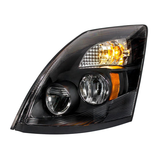 High Power LED "Blackout" Headlight for (2003-2017) Volvo VN/VNL
