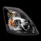 High Power LED Chrome Headlight for (2003-2017) Volvo VN/VNL Passenger