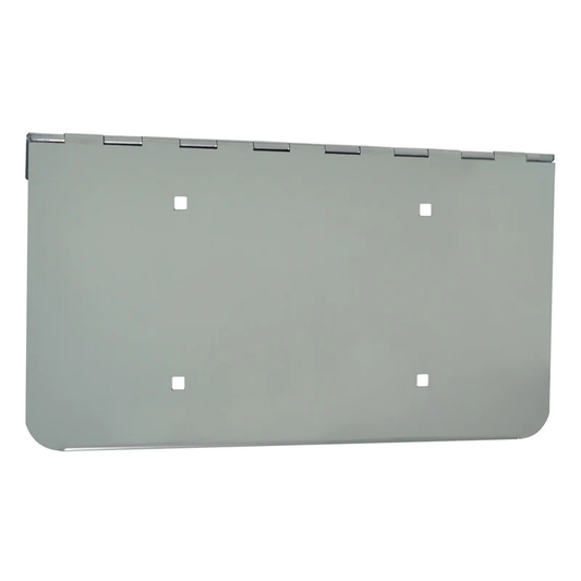 Hinged Single License Plate Holder,Universal Stainless Steel