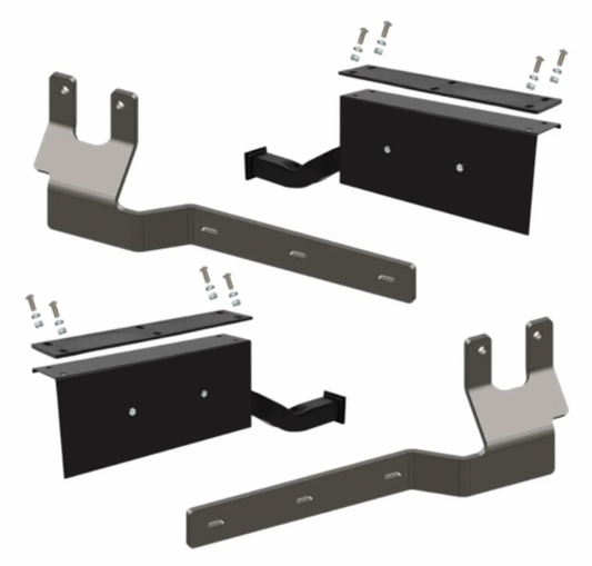 Hogebuilt Peterbilt Kenworth Down Low Blind Mount Half Tandem Fender Mounting Brackets