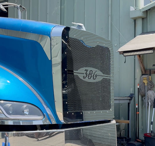 Hood Grill Surround & Mesh Insert w/386 Cut Out Kit