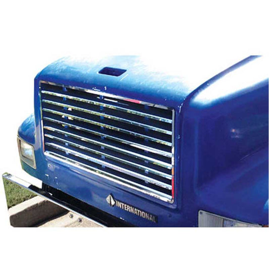 Hood Grill w/8 Horizontal Louvers (includes 1/2" wide trim). 1984. International 4000 Series.