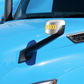 HOOD MIRROR ASSEMBLY W/LED LIGHTS ON MIRROR COVER & GLASS FOR 2018-2025 FREIGHTLINER CASCADIA - HEATED/DRIVER