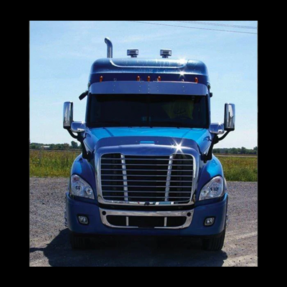Hoodshield Bug Deflector for Freightliner Cascadia.