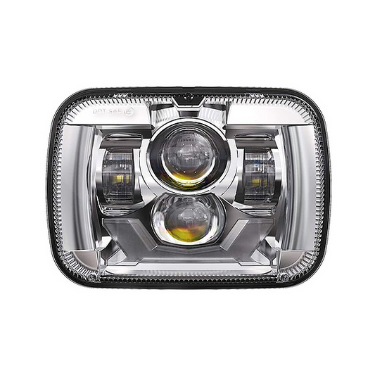 HZR-5798C - 5" x 7" Projector LED Headlight (DRL & Turn)