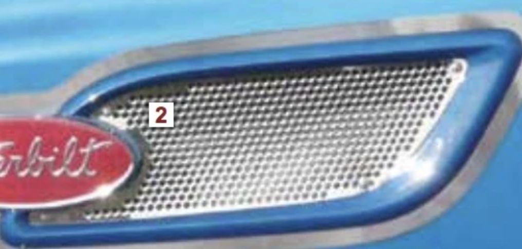 Intake Replacement Screen fits Peterbilt 386