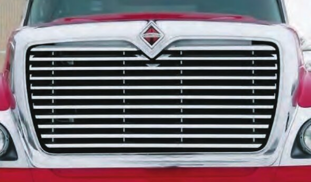 International 7600 Workstar Replacement Grill W/11 Louver-Style Bars (SURROUND NOT INCLUDED)