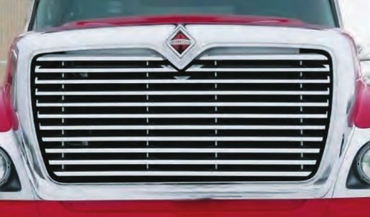 International 7600 Workstar Replacement Grill W/11 Louver-Style Bars (SURROUND NOT INCLUDED)