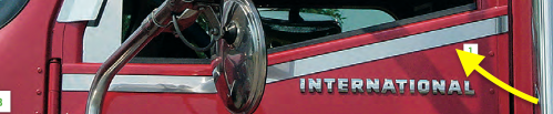 International Cab Under Window Trims