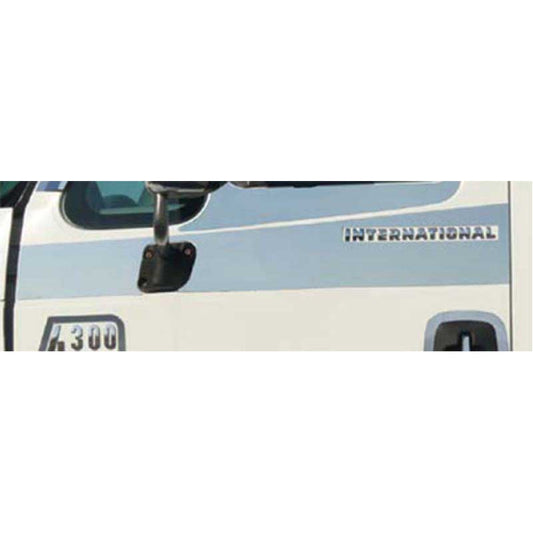 International Upper Door Logo Trim With Flat Back