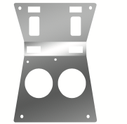 Kenworth Center Console Map Light Trim W Ds Switch Only.  2004.