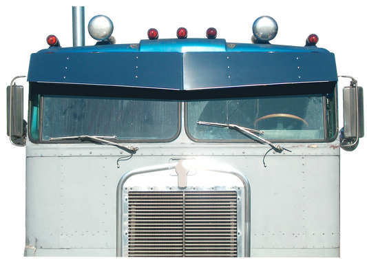 Kenworth K100A Cabover 13"x15" V-Style Visor