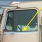 Kenworth Non Daylight Door Under Window Trim With Dimples