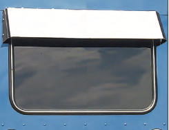 Truck City Chrome & Parts - Kenworth Rear Window Drop Visor 1 Pc 45404RW