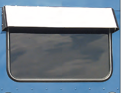 Kenworth Rear Window Drop Visor 1 Pc