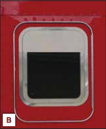 Kenworth Sleeper door 8 inches chop window trim (kit)