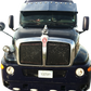 Kenworth T2000 High-Mid Roof 18" Drop Visor w/10-2" Light Holes