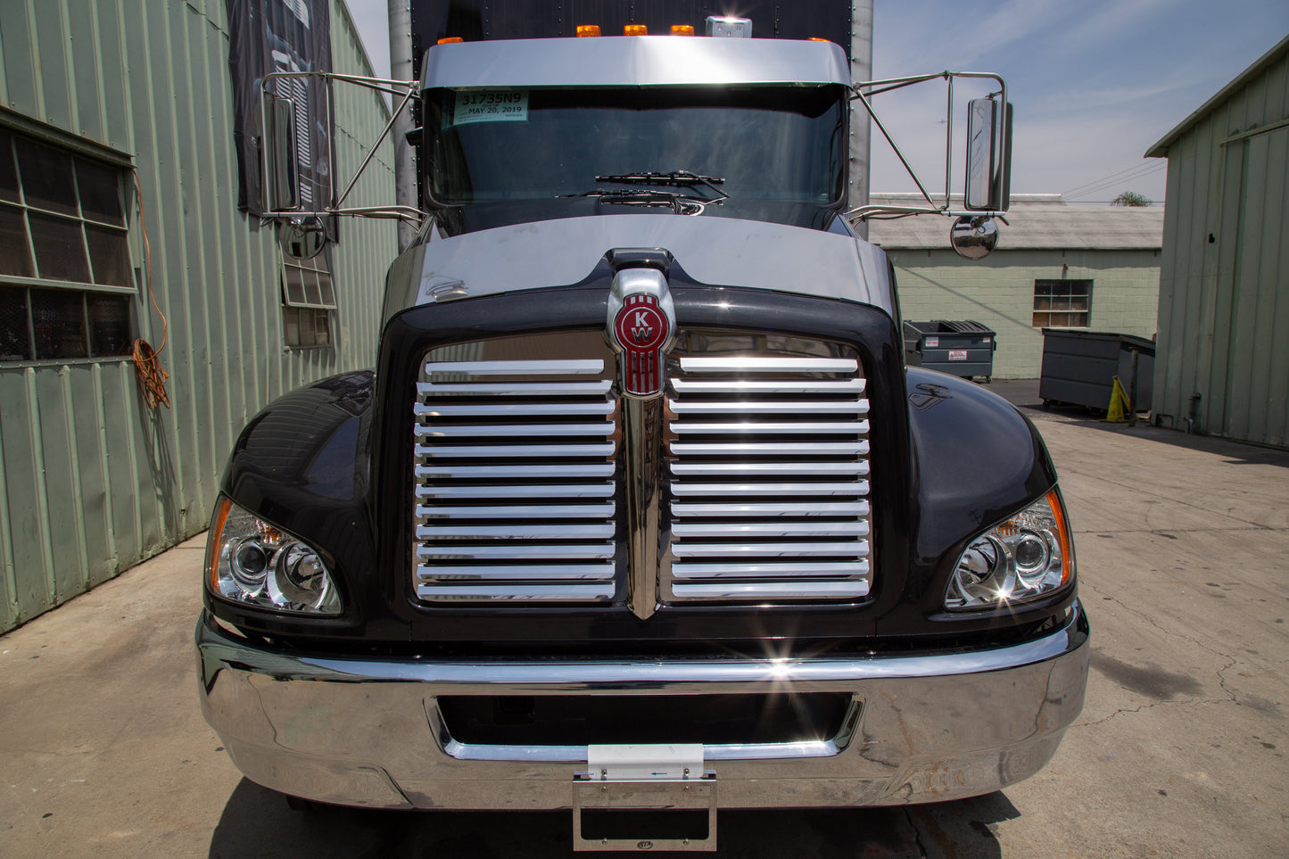 Kenworth T270 Hood Grill w/12 Louvers (Per Side) (17.,15.)