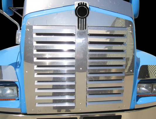 Kenworth T600 Hood Grill w/11 Munster Louvers (Per side) (12.75")