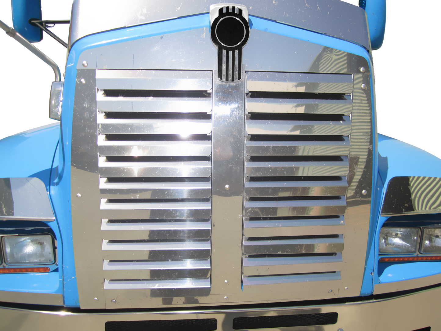 Kenworth T600 Hood Grill w/11 Munster Louvers (Per side) (12.75")