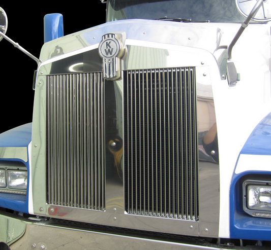 Kenworth T600 Hood Grill w/34 Vertical Billet