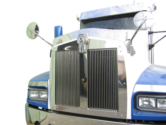 Kenworth T600 Hood Grill w/34 Vertical Billet