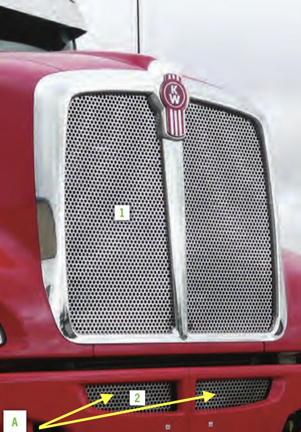 Kenworth T660 Lower Punch Grill Insert