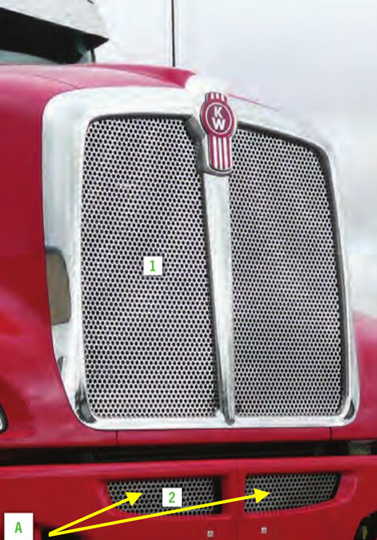 Kenworth T660 Lower Punch Grill Insert