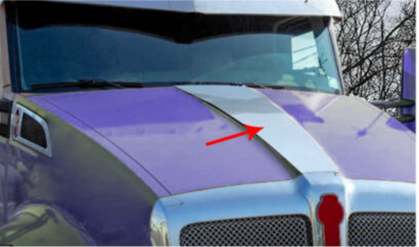 Kenworth T680 Center Hood Trim