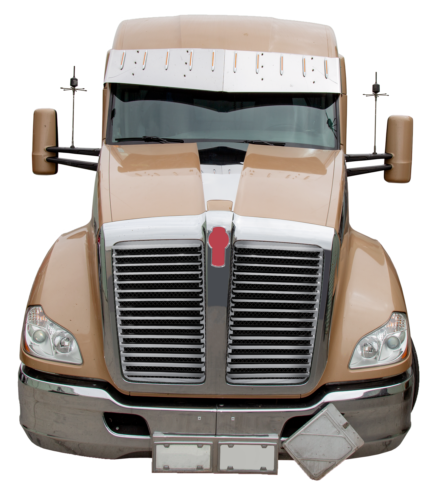 Kenworth T680 Hood Grill w/15 Louvers (Per Side) (17.)