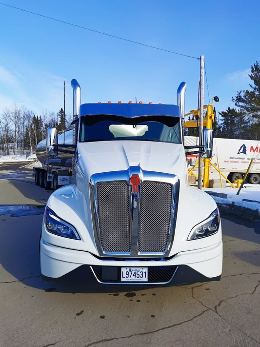 Kenworth T680/T880 Day Cab 13" x 16" Widow's Peak Visor