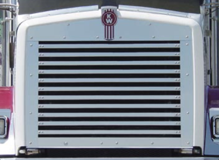 Kenworth T800 Replacement Grill w/11 Horizontal Bars, 1995+