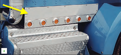 Kenworth T800 Split-Fender Cab Panel
