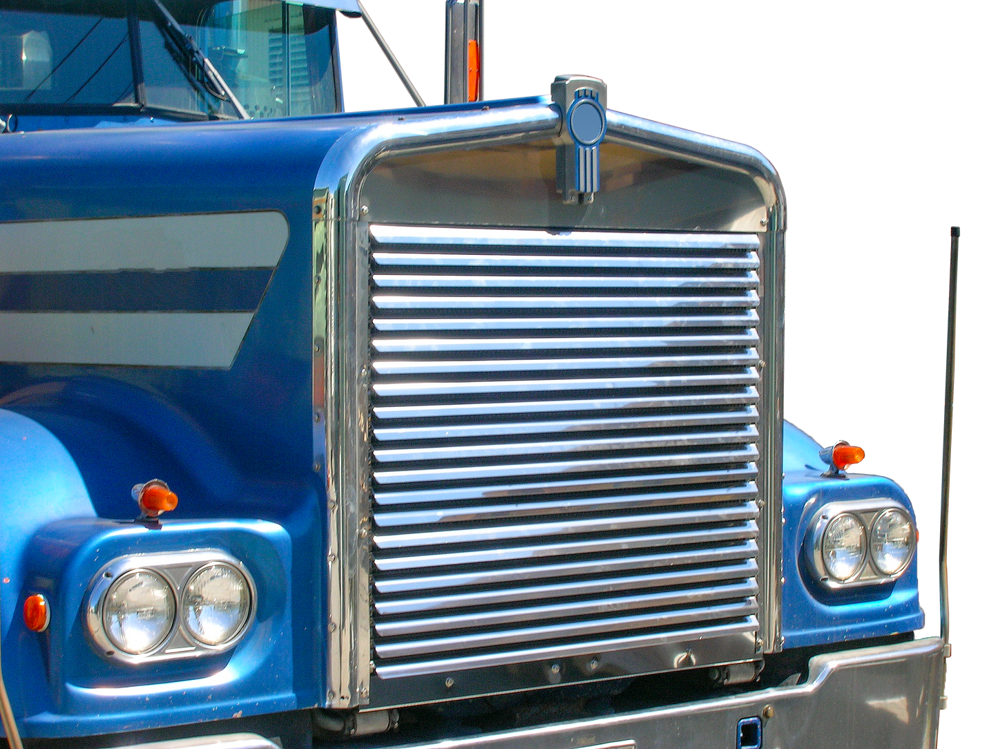 Kenworth W900A Hood Grill w/21 Louvers (39.75)