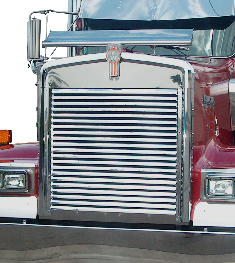 Kenworth W900L Grill  w/ 19 Louvers  (Long Hood)