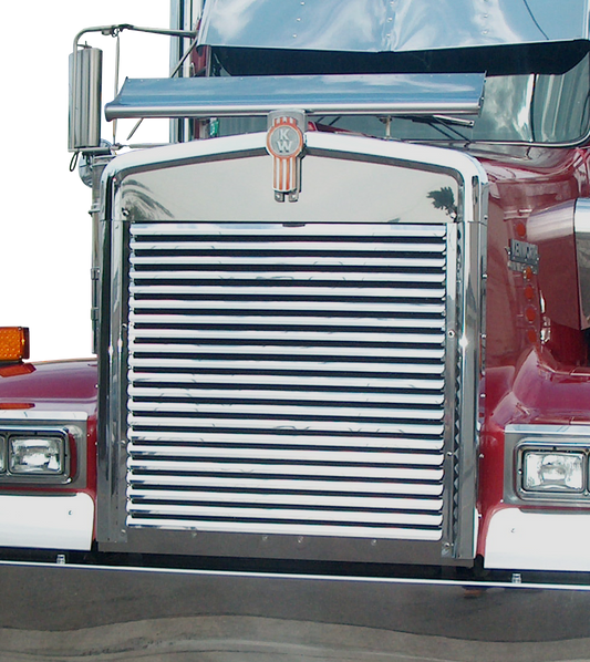 Kenworth W900L Grill  w/ 19 Louvers  (Long Hood)