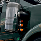 Kenworth W900L Watermelon Front Air Cleaner Bar 15" Stainless Steel - No lights
