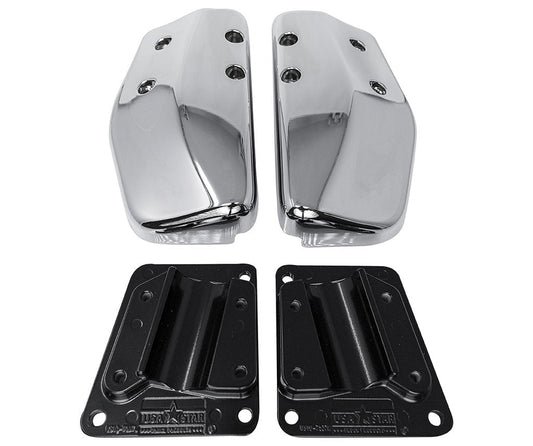 Kit Peterbilt Cover Clamp Mirror And Support Cab Driver And Passenger Side SS 304