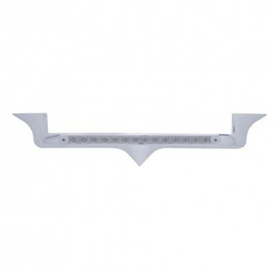 LED Kenworth Rect Emblem Light - Amber/Clear